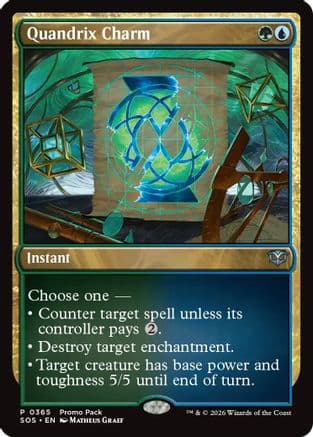 Quandrix Charm |  Foil (365) [Promo Pack: Secrets of Strixhaven]
