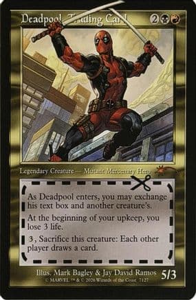 Deadpool, Trading Card (7127) |  Foil (7127) [Secret Lair Drop Series]