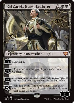 Ral Zarek, Guest Lecturer |  Foil (097) [Promo Pack: Secrets of Strixhaven]