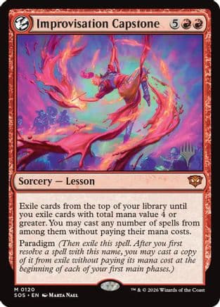 Improvisation Capstone |  (120) [Promo Pack: Secrets of Strixhaven]