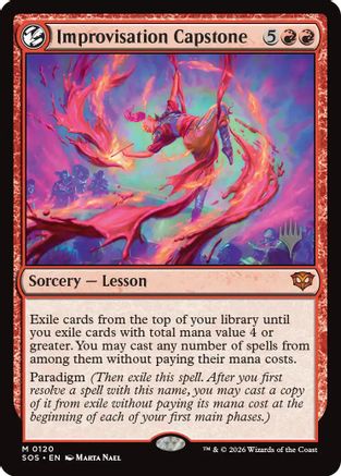 Improvisation Capstone |  Foil (120) [Promo Pack: Secrets of Strixhaven]