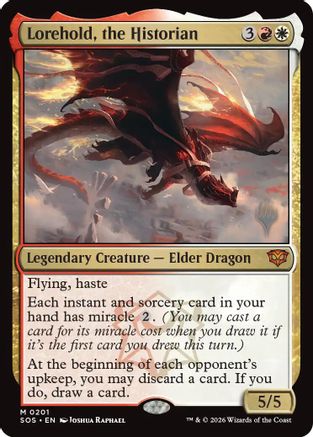 Lorehold, the Historian |  Foil (201) [Promo Pack: Secrets of Strixhaven]