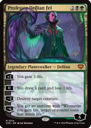 Professor Dellian Fel |  (214) [Promo Pack: Secrets of Strixhaven]