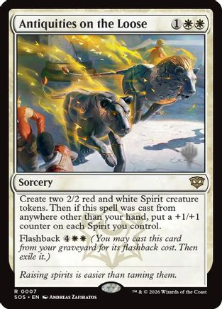 Antiquities on the Loose |  (007) [Promo Pack: Secrets of Strixhaven]