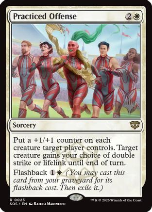 Practiced Offense |  (025) [Promo Pack: Secrets of Strixhaven]