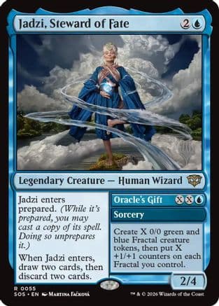 Jadzi, Steward of Fate |  Foil (055) [Promo Pack: Secrets of Strixhaven]