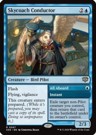 Skycoach Conductor |  Foil (067) [Promo Pack: Secrets of Strixhaven]