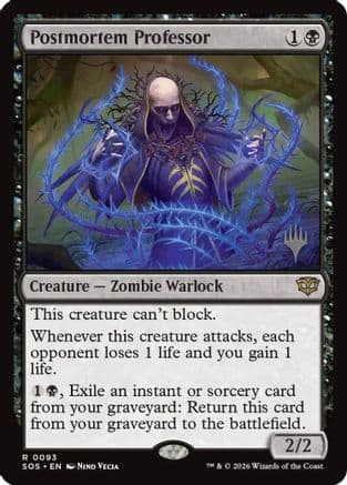 Postmortem Professor |  (093) [Promo Pack: Secrets of Strixhaven]
