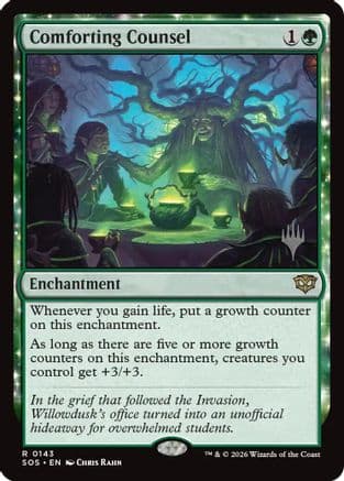 Comforting Counsel |  Foil (143) [Promo Pack: Secrets of Strixhaven]
