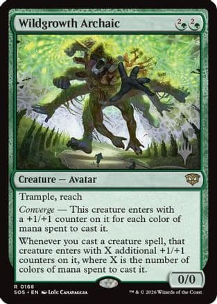 Wildgrowth Archaic |  (168) [Promo Pack: Secrets of Strixhaven]