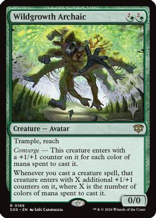 Wildgrowth Archaic |  (168) [Promo Pack: Secrets of Strixhaven]