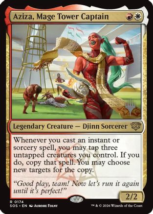 Aziza, Mage Tower Captain |  Foil (174) [Promo Pack: Secrets of Strixhaven]