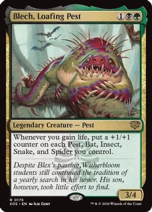 Blech, Loafing Pest |  (176) [Promo Pack: Secrets of Strixhaven]