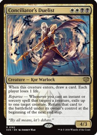 Conciliator's Duelist |  Foil (182) [Promo Pack: Secrets of Strixhaven]