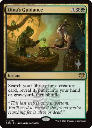 Dina's Guidance |  Foil (184) [Promo Pack: Secrets of Strixhaven]