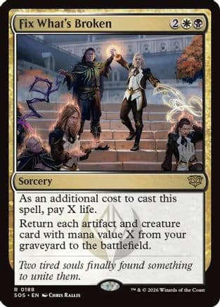 Fix What's Broken |  (188) [Promo Pack: Secrets of Strixhaven]