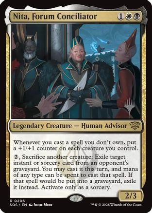 Nita, Forum Conciliator |  Foil (206) [Promo Pack: Secrets of Strixhaven]