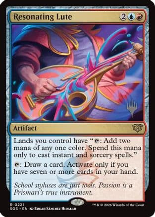 Resonating Lute |  (221) [Promo Pack: Secrets of Strixhaven]
