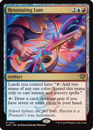 Resonating Lute |  (221) [Promo Pack: Secrets of Strixhaven]