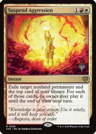 Suspend Aggression |  (236) [Promo Pack: Secrets of Strixhaven]