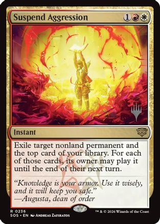 Suspend Aggression |  (236) [Promo Pack: Secrets of Strixhaven]