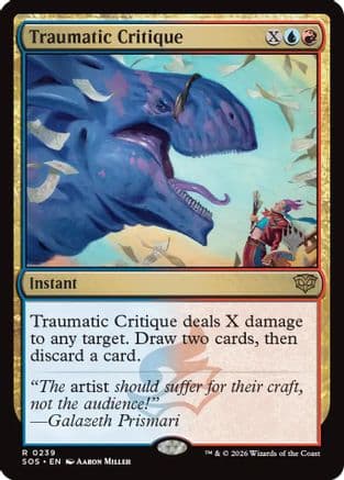 Traumatic Critique |  (239) [Promo Pack: Secrets of Strixhaven]