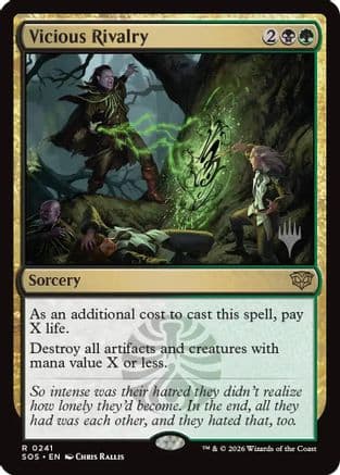 Vicious Rivalry |  Foil (241) [Promo Pack: Secrets of Strixhaven]