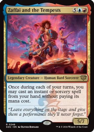 Zaffai and the Tempests |  Foil (246) [Promo Pack: Secrets of Strixhaven]