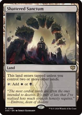 Shattered Sanctum |  Foil (260) [Promo Pack: Secrets of Strixhaven]