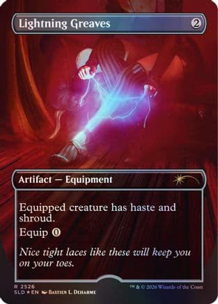 Lightning Greaves (2526) |  Foil (2526) [Secret Lair Drop Series]