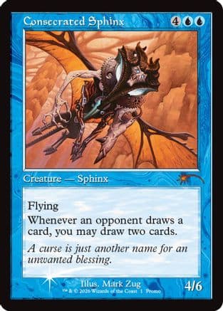Consecrated Sphinx (Retro Frame) |  Foil (001) [MagicFest Cards]