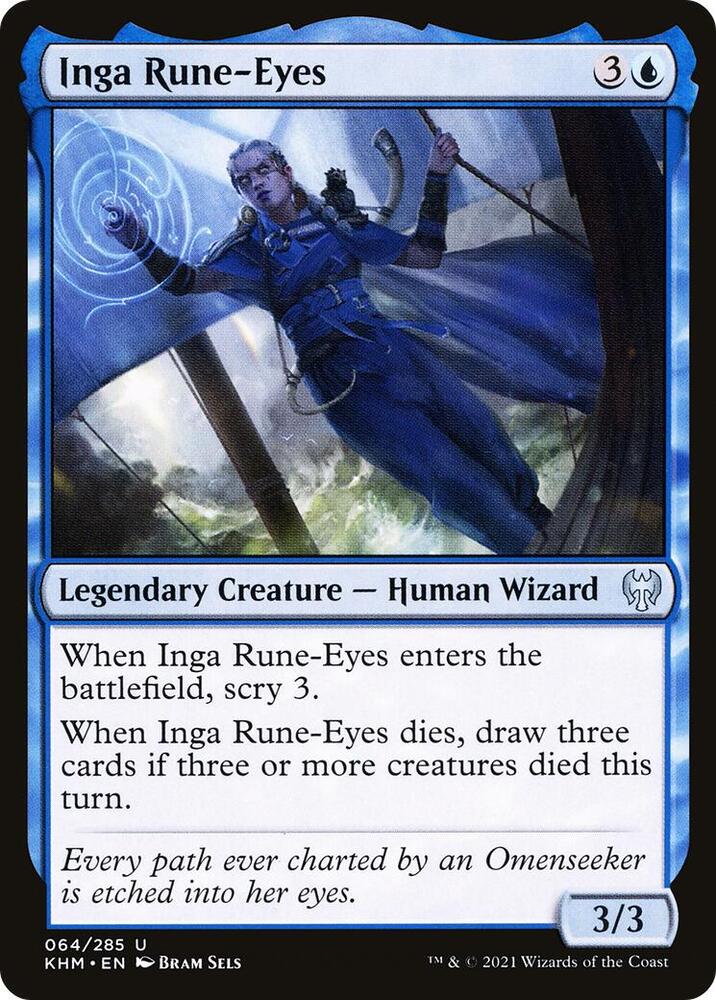 Inga Rune-Eyes 64/285 (Kaldheim) 