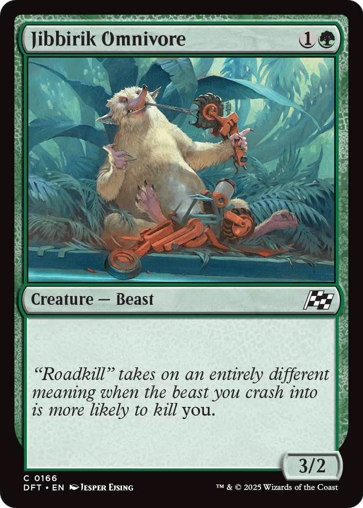Jibbirik Omnivore |  Foil (166) [Aetherdrift]
