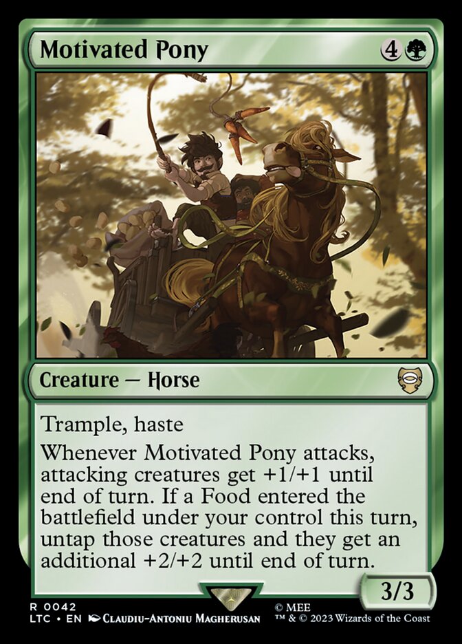 Motivated Pony 42/347 (Commander: The Lord of the Rings: Tales of Middle-earth) 