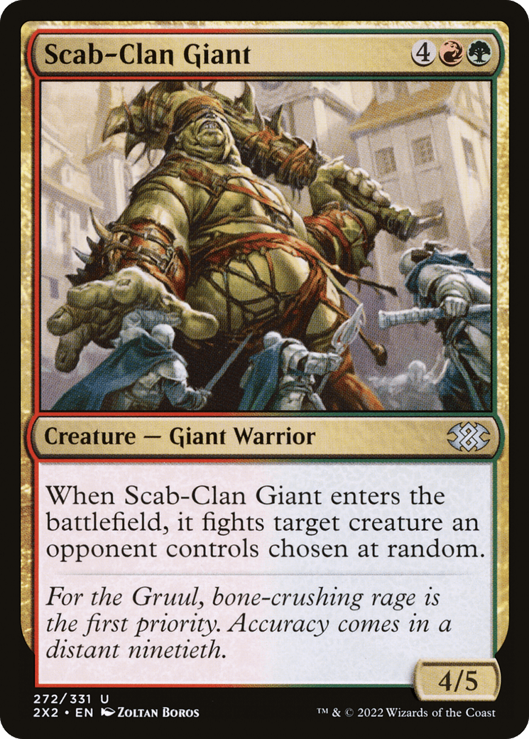 Scab-Clan Giant [Double Masters 2022] Foil