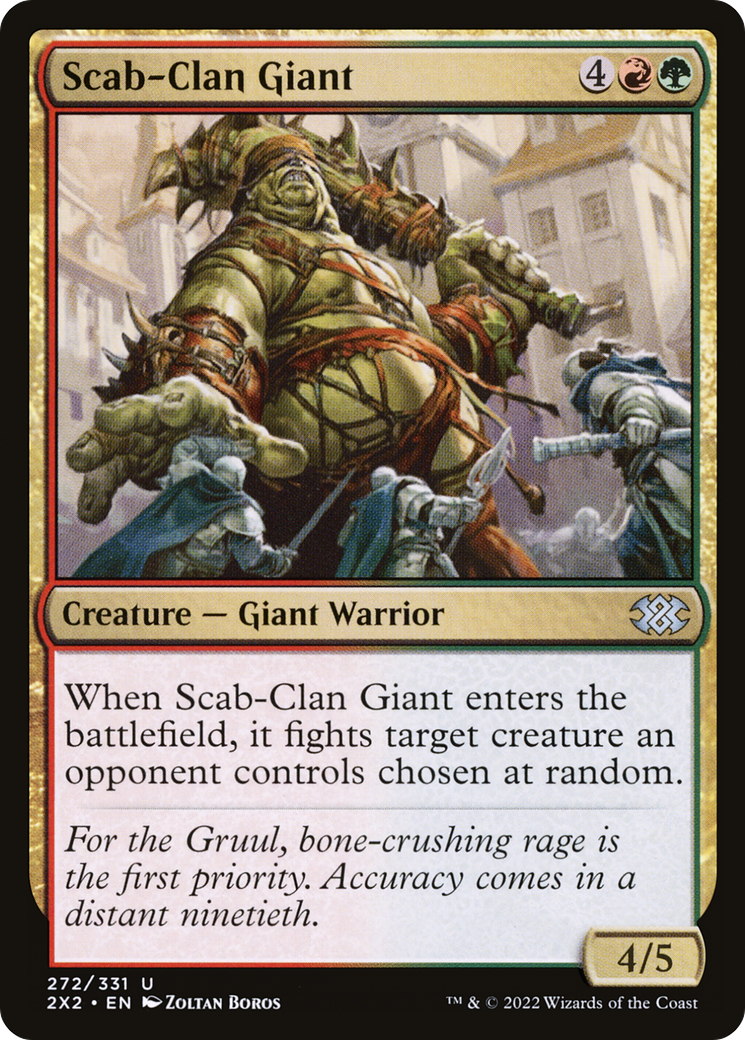 Scab-Clan Giant [Double Masters 2022] Foil