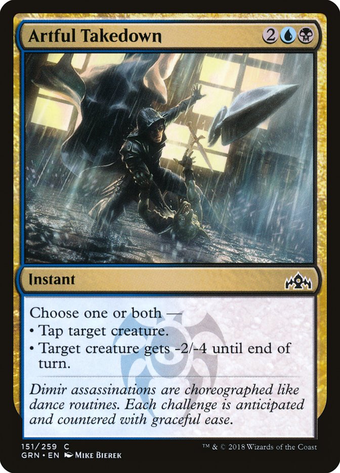 Artful Takedown 151/259 (Guilds of Ravnica)  - Foil