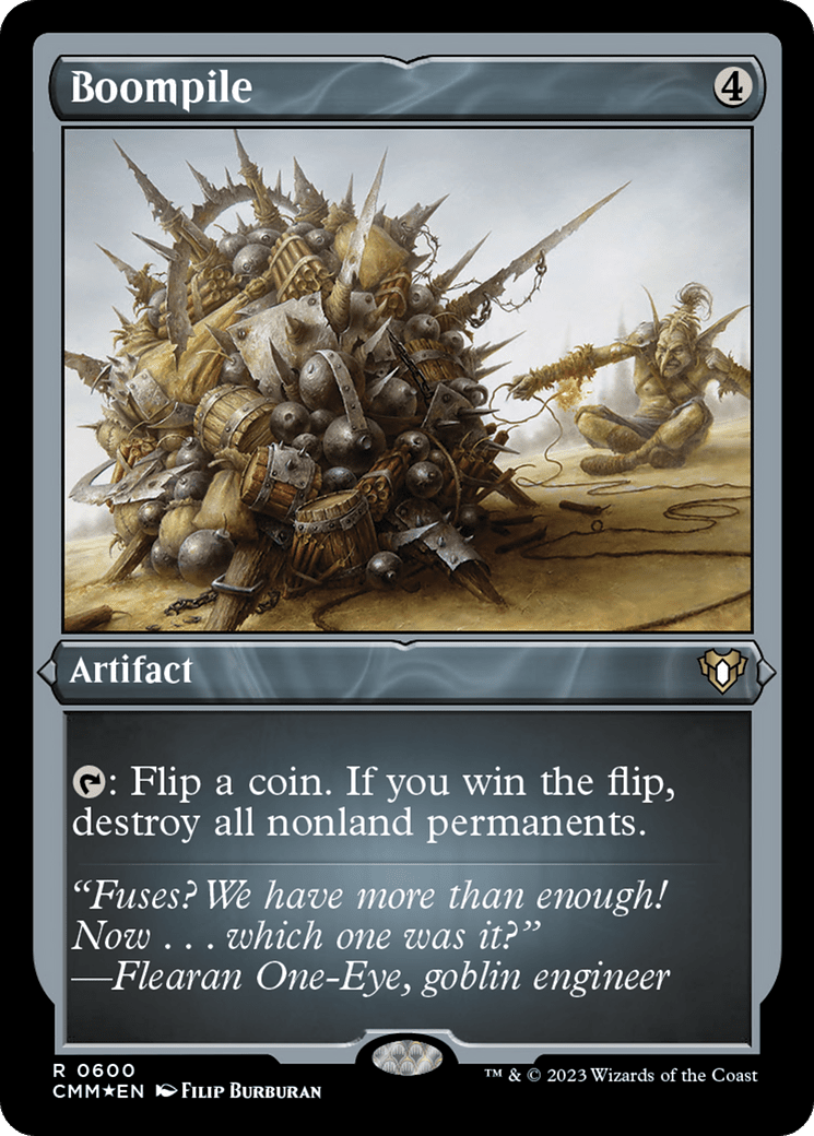 Boompile (CMM-600) - Commander Masters Etched Foil