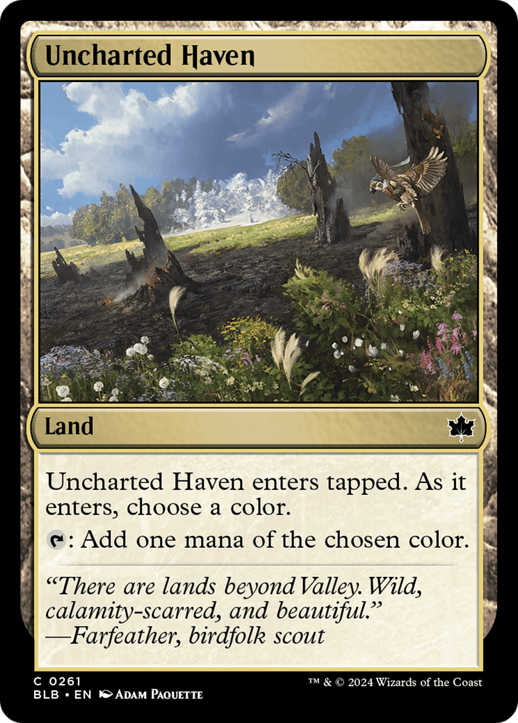 Uncharted Haven [Bloomburrow] Foil