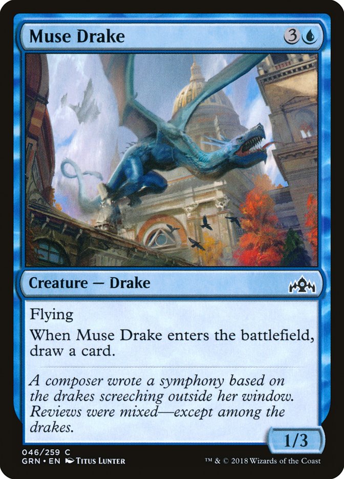 Muse Drake 46/259 (Guilds of Ravnica)  - Foil