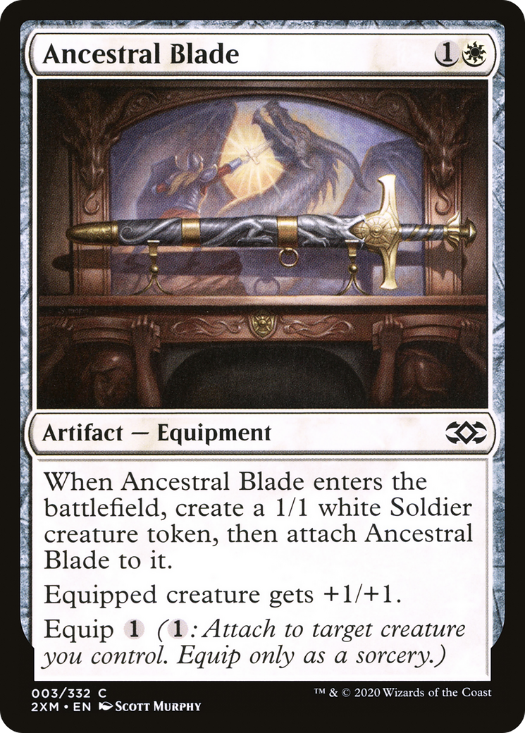 Ancestral Blade [Double Masters] Foil