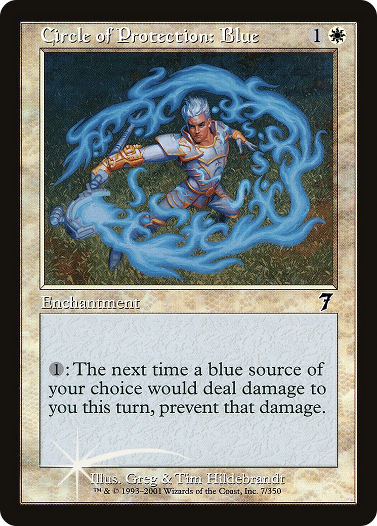 Circle of Protection: Blue [Seventh Edition] Foil