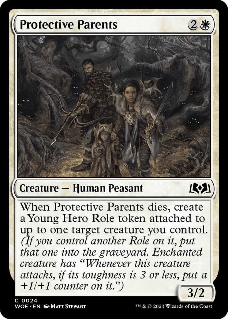 Protective Parents [Wilds of Eldraine] Foil