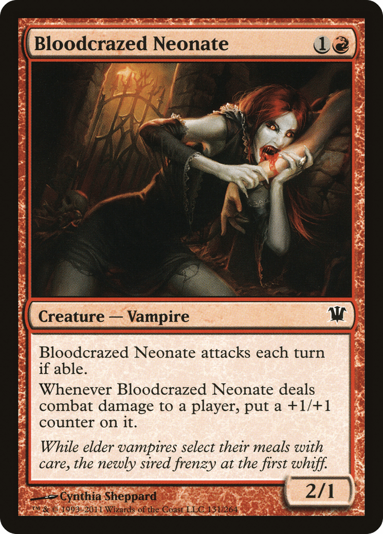 Bloodcrazed Neonate [Innistrad] Foil