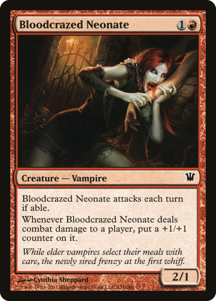 Bloodcrazed Neonate [Innistrad] Foil