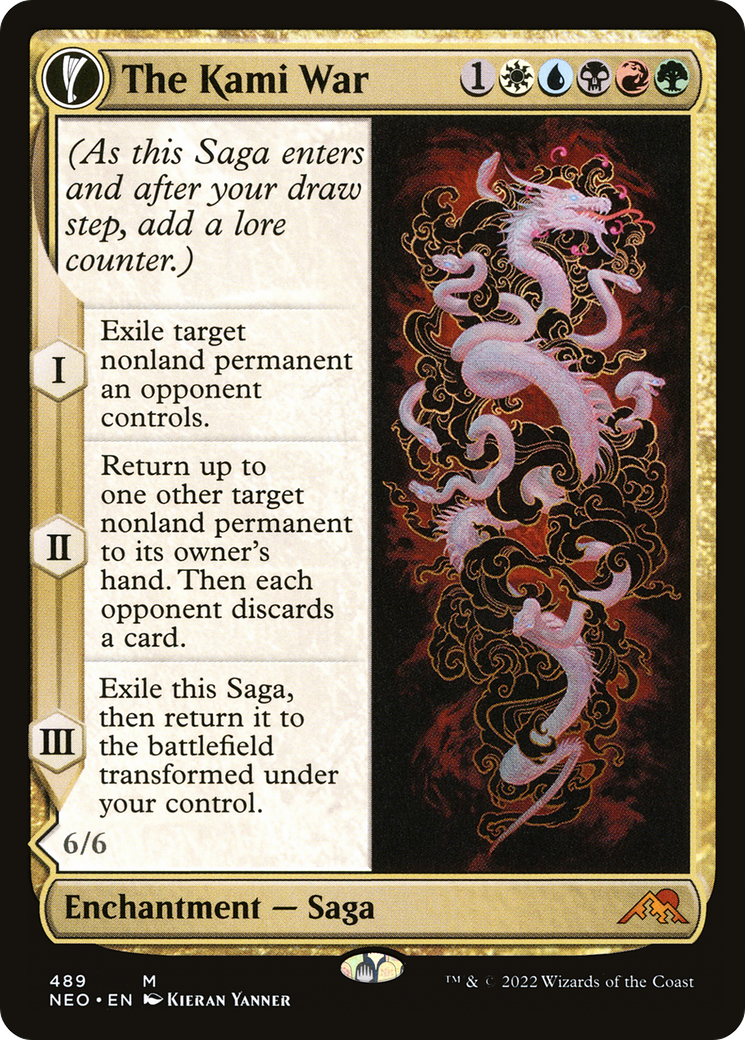 The Kami War // O-Kagachi Made Manifest (Extended Art) [Kamigawa: Neon Dynasty] Foil
