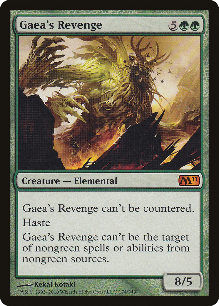 Gaea's Revenge [Magic 2011] Foil