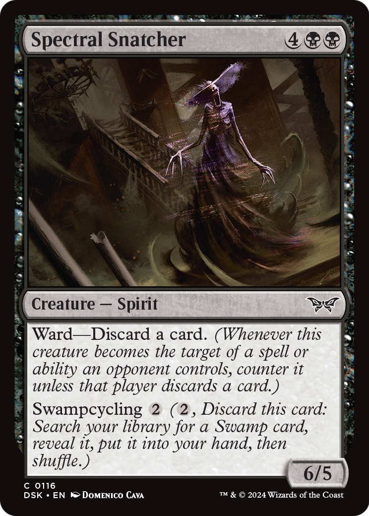 Spectral Snatcher [Duskmourn: House of Horror] Foil