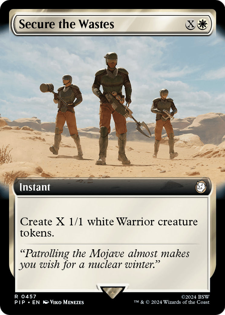 Secure the Wastes (Extended Art) [Fallout] Foil