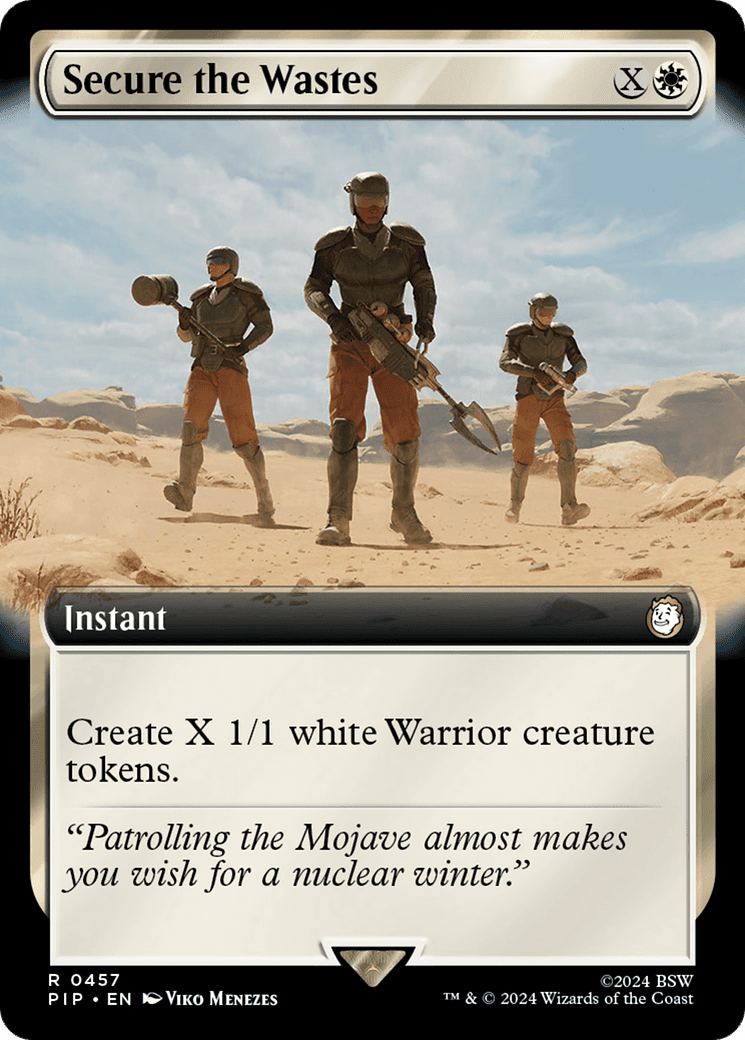 Secure the Wastes (Extended Art) [Fallout] Foil